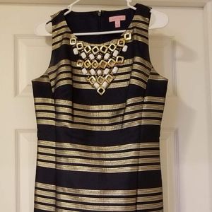 EUC Size 6 Lilly Pulitzer Virginia Beaded Dress